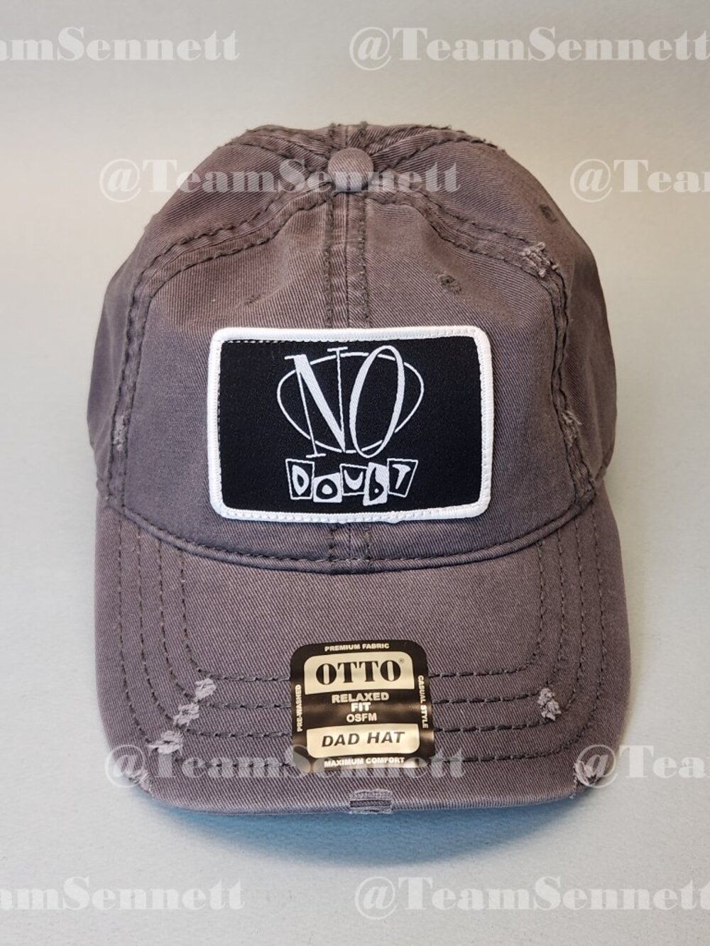 No Doubt Distressed Ball Cap  / Charcoal Gray / Sphere Las Vegas 2026